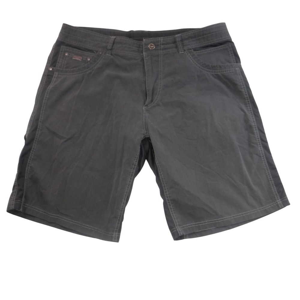 Kuhl Radikl Mens Cargo Shorts Gray Size 38 Hiking Outdoor Casual‎ Stretch